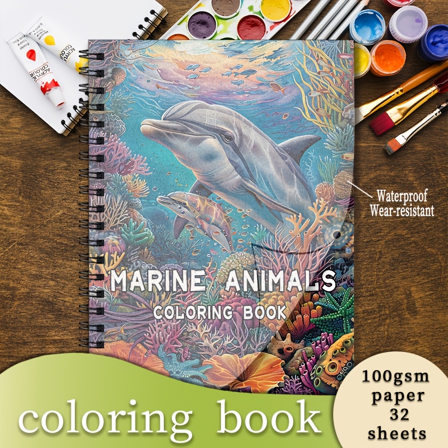 Adult Coloring Book Stress Relief - Libro para colorear - 8,3 x