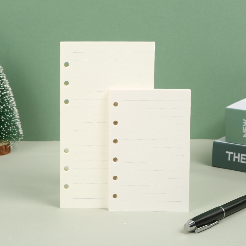 A5 Spiral Dotted Grid Notebook - Cuaderno de hojas sueltas A5 A6
