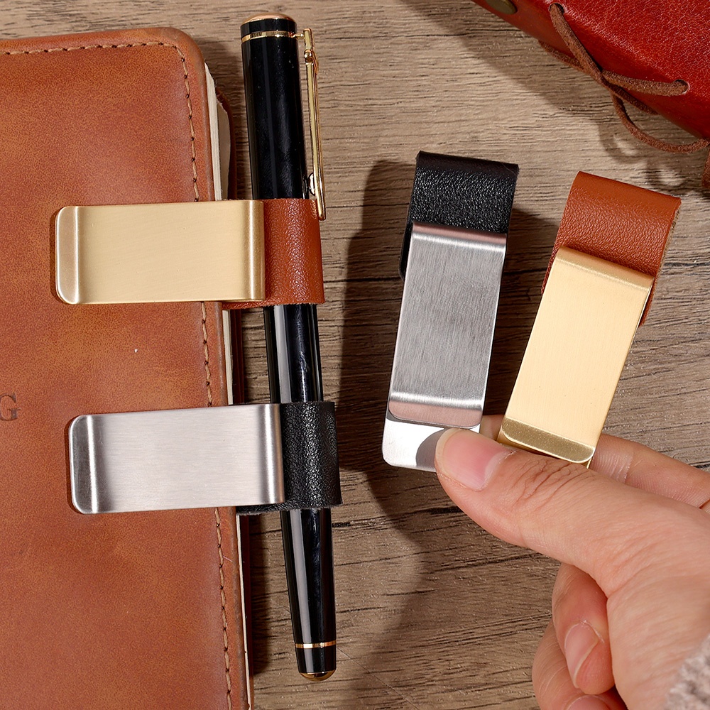 Vintage Leather Journal Notebook - Portaplumas de Cuero Hecho a Mano