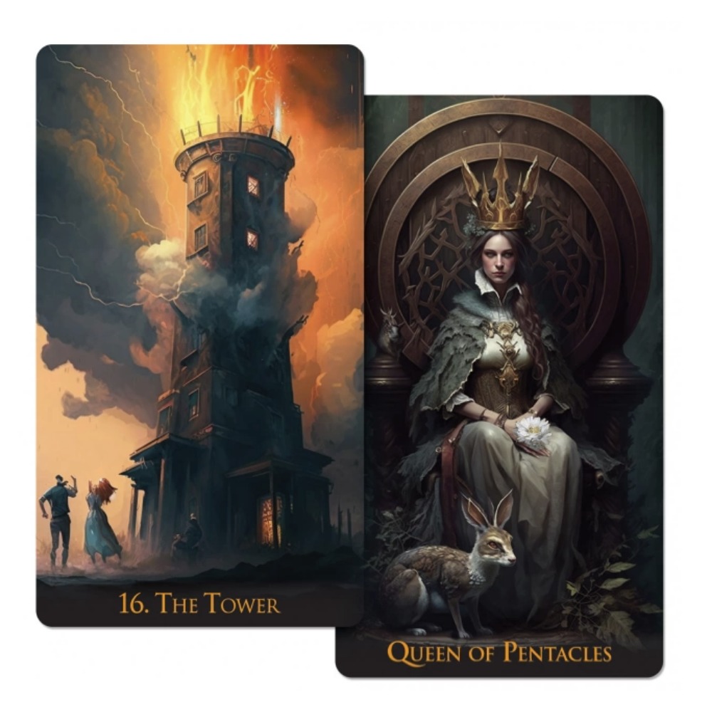 Tarot Deck With Guidebook - Baraja de Tarot del mundo extraño