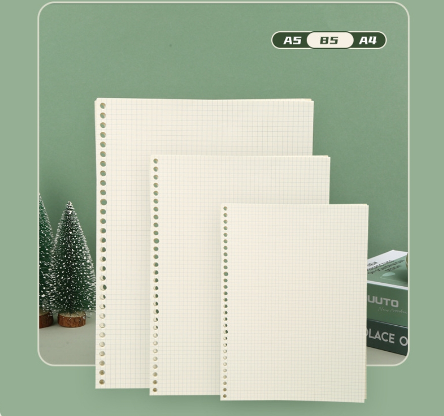 A5 Spiral Dotted Grid Notebook - Rejilla de línea A5 B5, 20