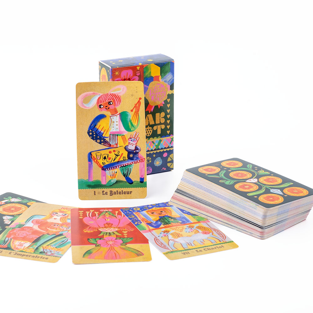 Tarot Deck With Guidebook - Tarot Pipspeak, 10,3x6cm, un delicioso juego