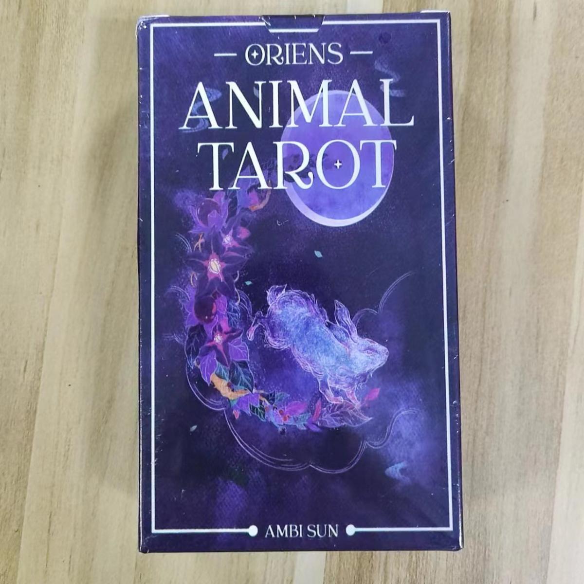 Tarot Deck With Guidebook - Cartas de Tarot de animales Oriens,