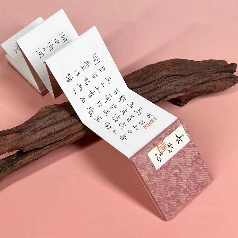 Chinese Calligraphy Practice Book - Mini álbum de papel Xuan maduro