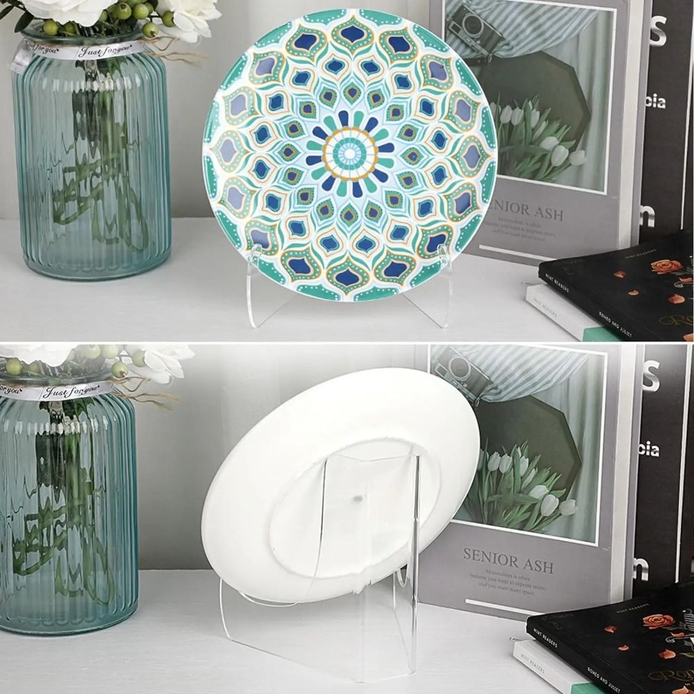Clear Acrylic Book Stand Holder - Soporte para tableta, soporte de placa