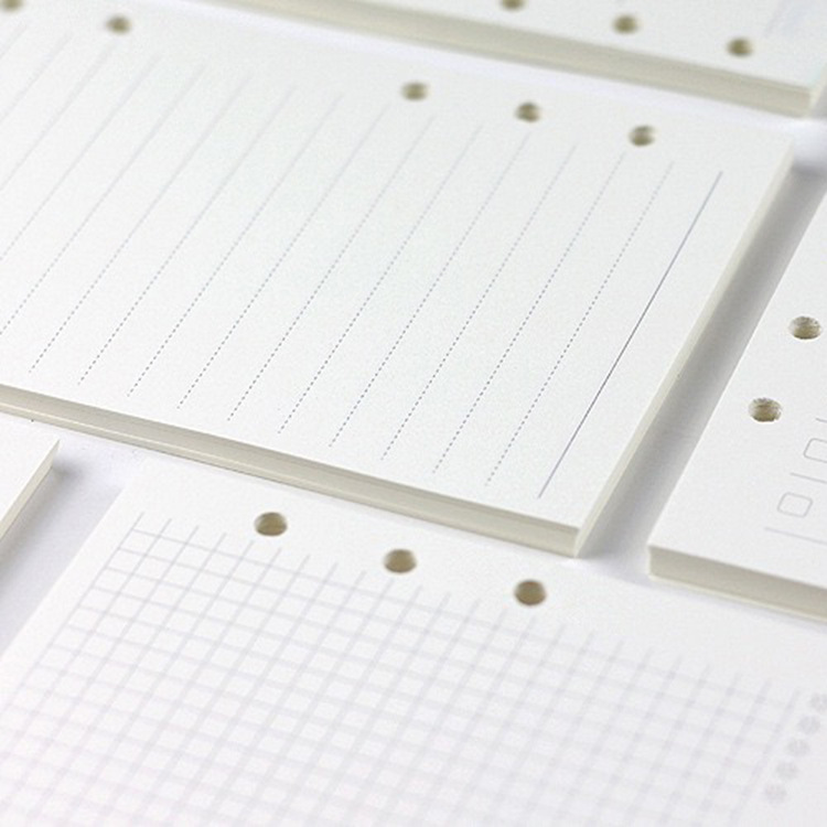 A5 Spiral Dotted Grid Notebook - Cuaderno de hojas sueltas A5 A6