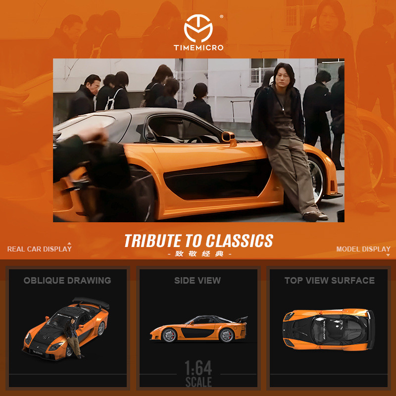 Movies - TimeMicro-TM 1/64 Coche de Juguete de