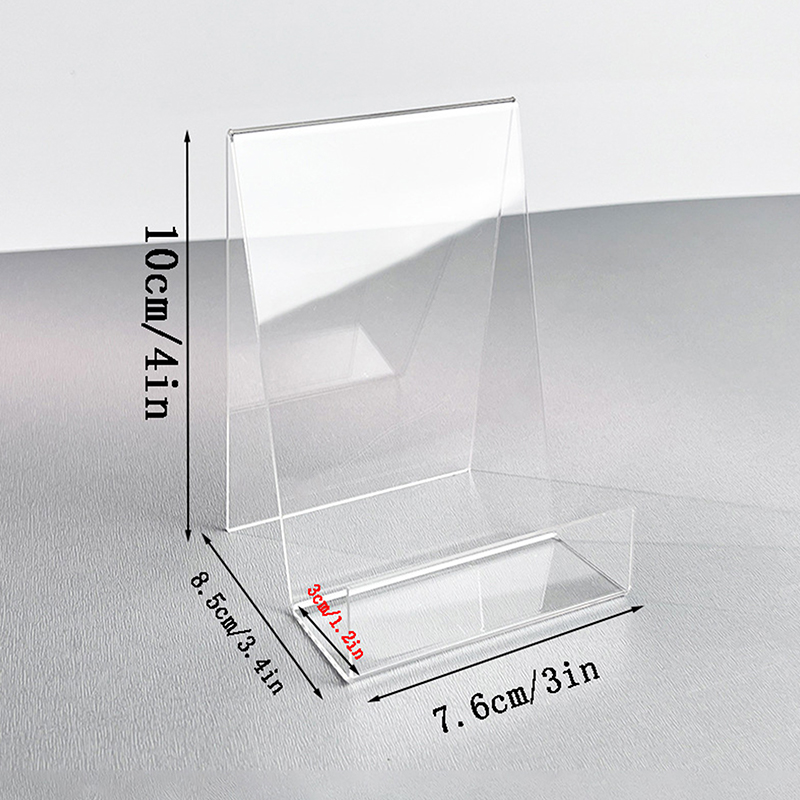Clear Acrylic Book Stand Holder - Expositor de Libros Acrílico, Soporte para
