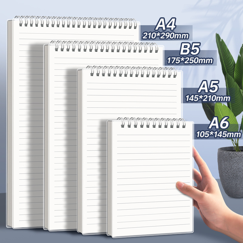 A5 Spiral Dotted Grid Notebook - Cuaderno de bobina de libro en