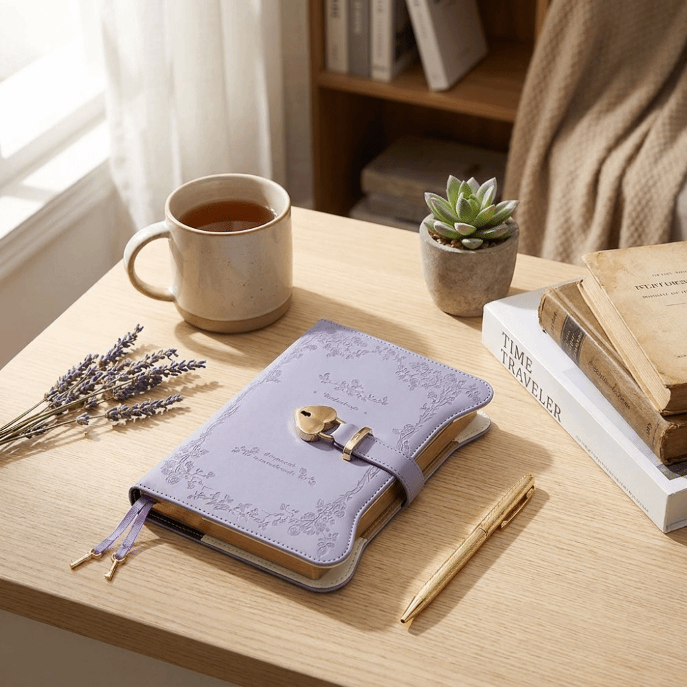 Cuaderno con Candado de Seguri - Vintage Leather Journal Notebook reseña y precio