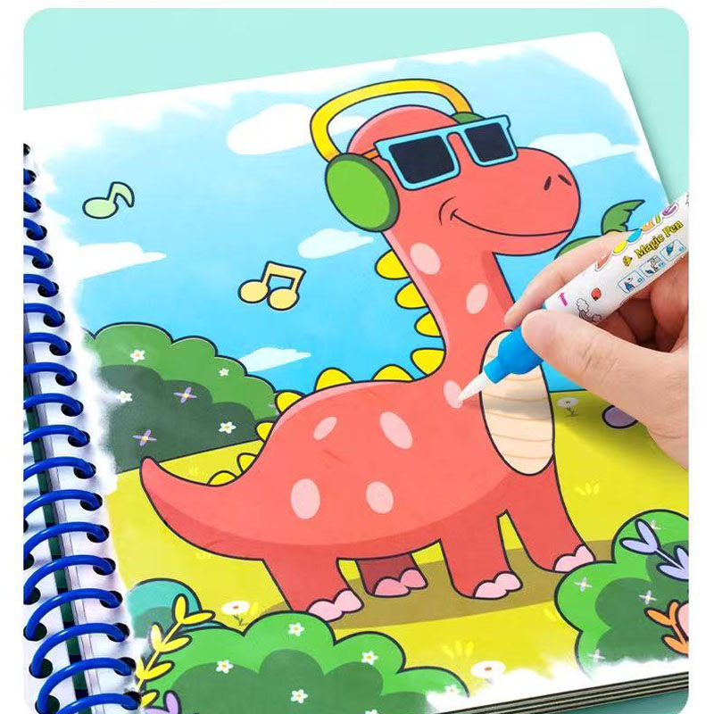 Libro mágico de dibujo al agua - Reusable Water Magic Coloring Book reseña y precio