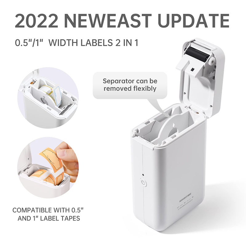 ​ ​ NiiMbot D101 Mini impresor - Mini Pocket Thermal Printer Paper Roll reseña y precio