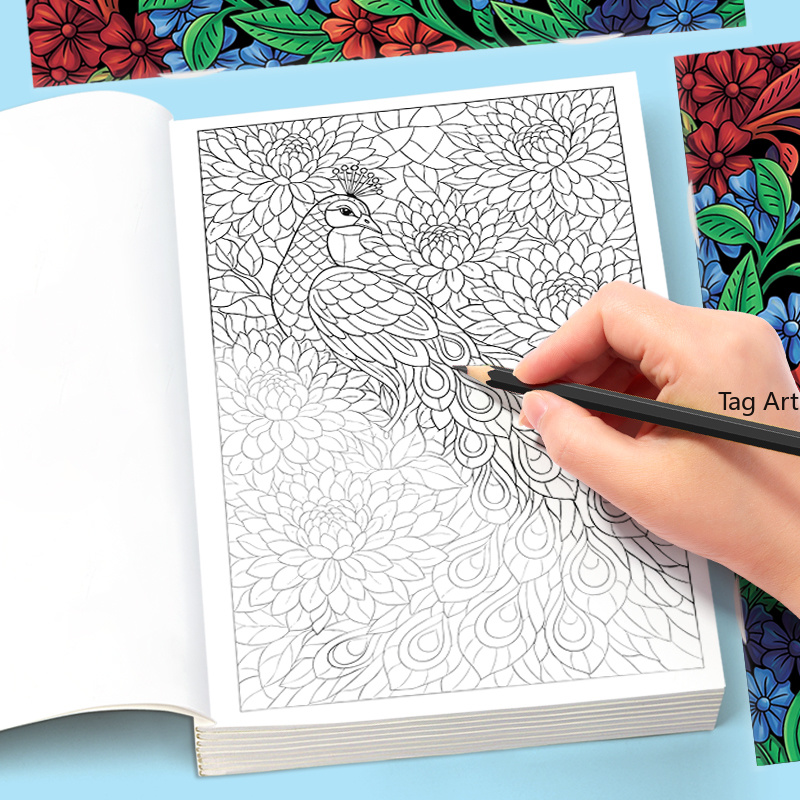 Libro de Colorear con Temática - Adult Coloring Book Stress Relief reseña y precio