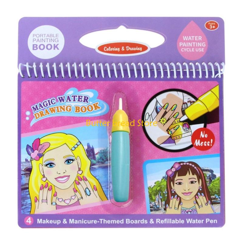 Libro dibujo agua mágico reuti - Reusable Water Magic Coloring Book reseña y precio