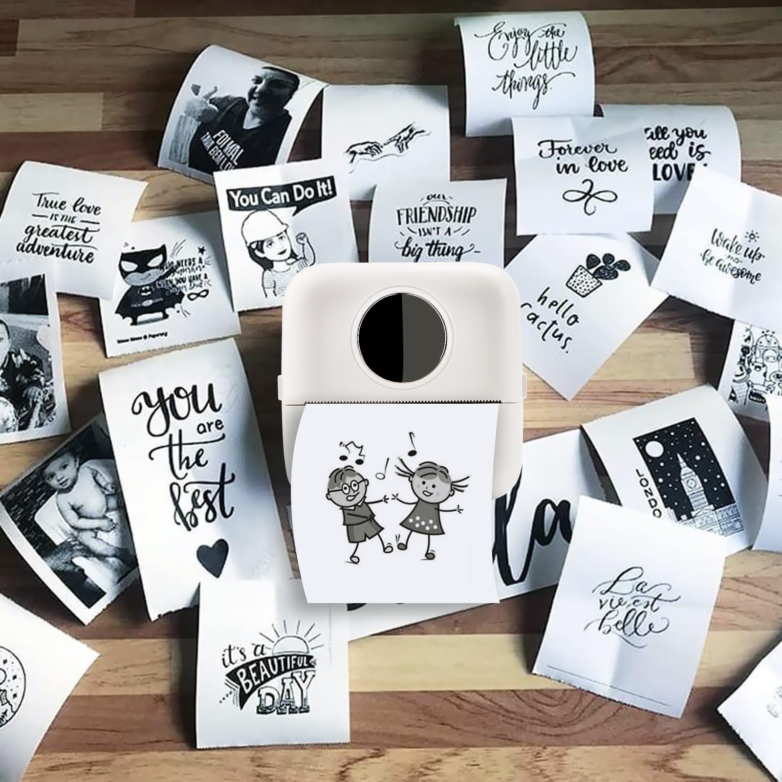 10 rollos de papel de impresió - Mini Pocket Thermal Printer Paper Roll reseña y precio
