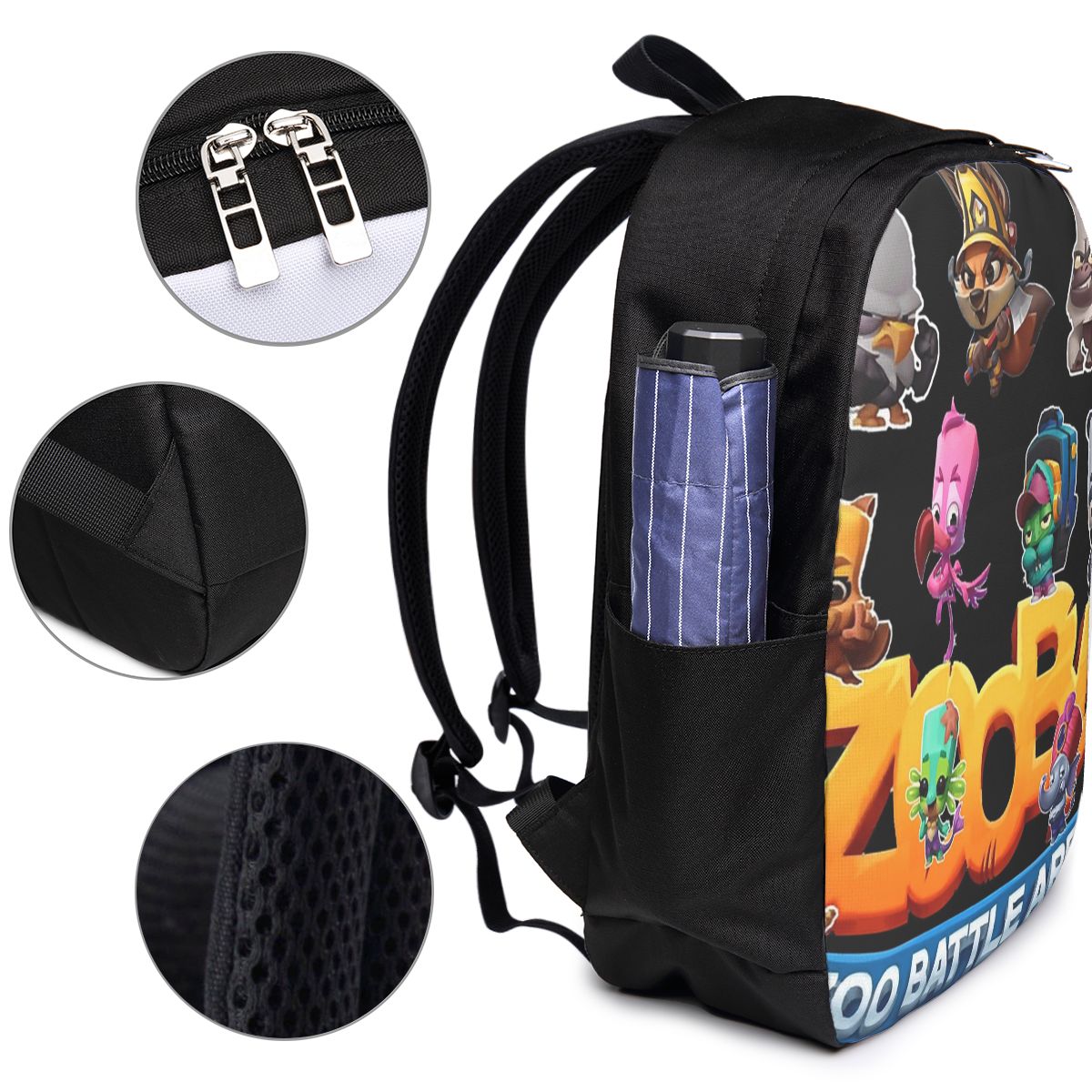 Excelente Mochila Zooba Battle - Music reseña y precio