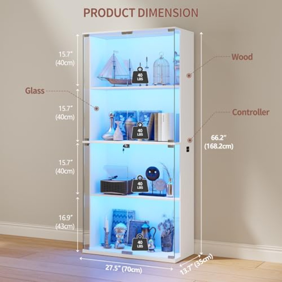 Vitrina de Cristal 66 para Col - Books reseña y precio