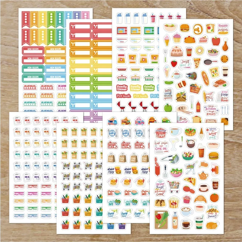 Pegatinas de planificación de  - Stationery Books reseña y precio