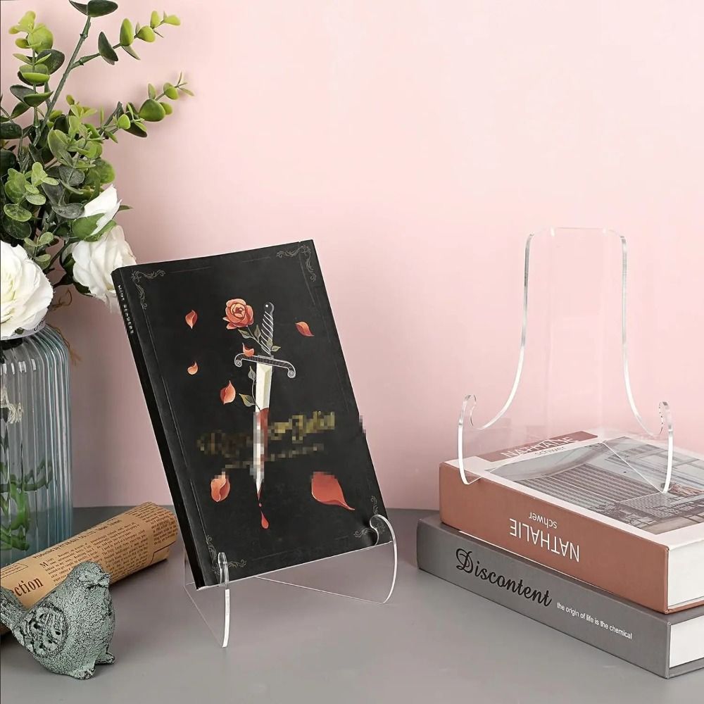 Soporte para tableta, soporte  - Clear Acrylic Book Stand Holder reseña y precio