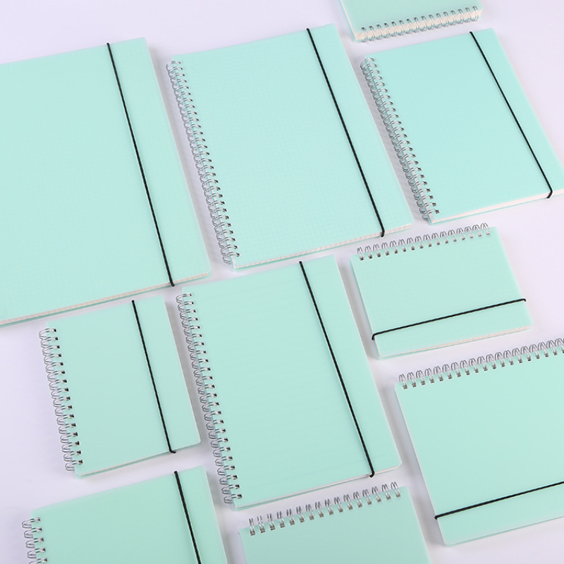 Cuaderno de bobina de libro en - A5 Spiral Dotted Grid Notebook reseña y precio