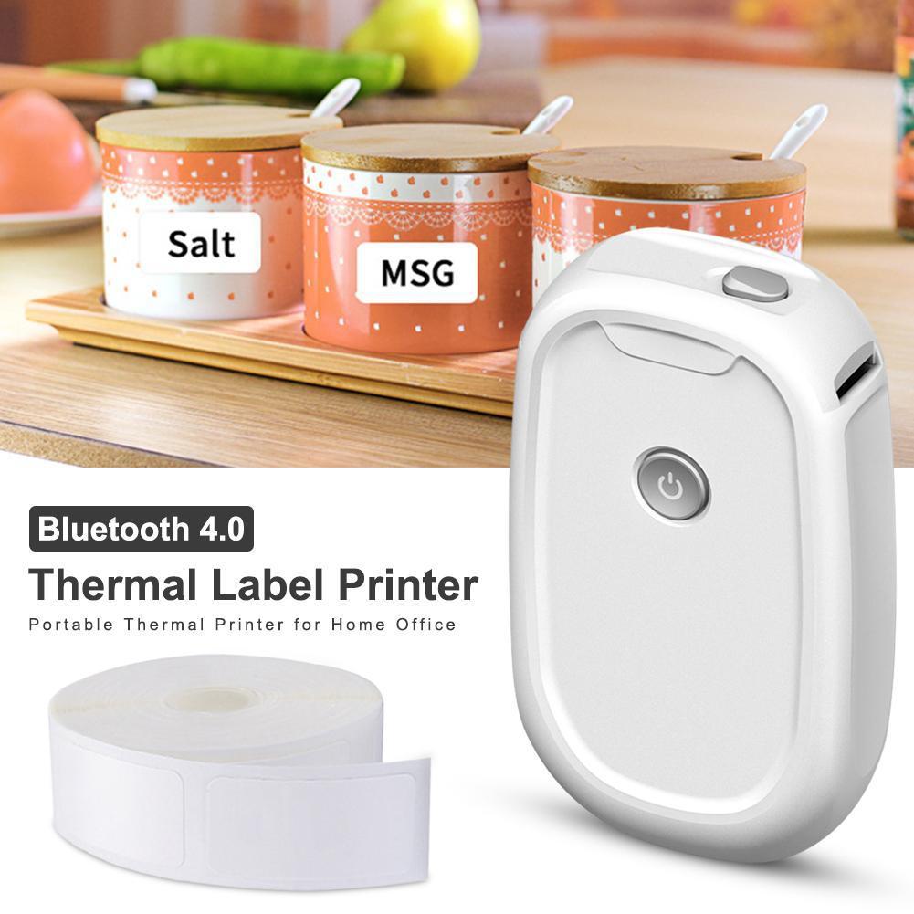 Máquina de fabricación de etiq - Mini Pocket Thermal Printer Paper Roll reseña y precio