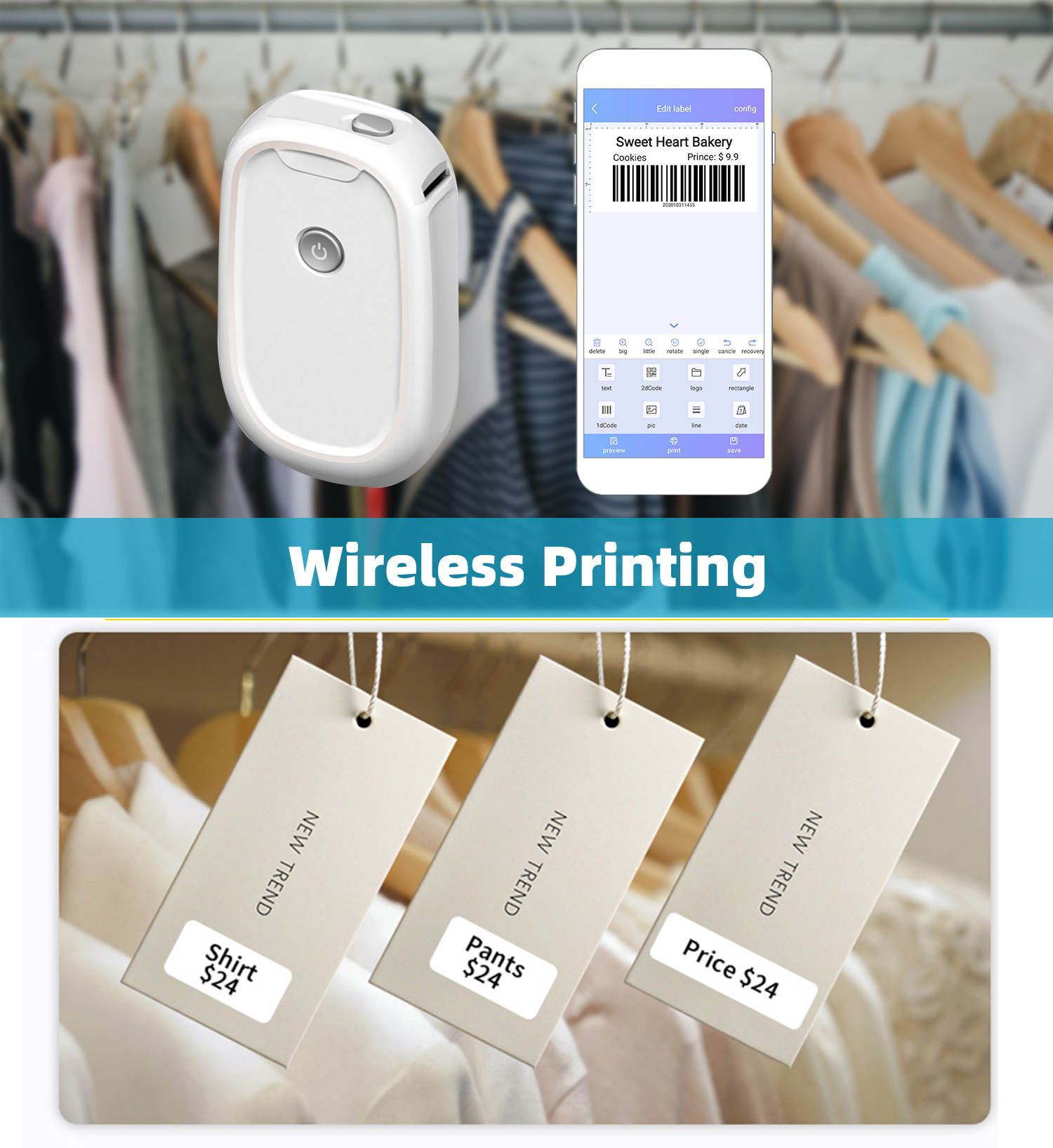 Máquina de fabricación de etiq - Mini Pocket Thermal Printer Paper Roll reseña y precio