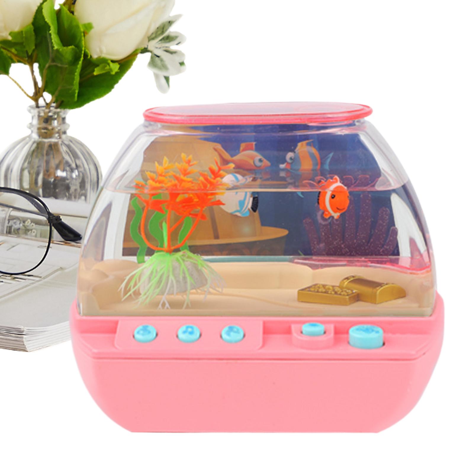 Pecera de juguete para decorac - Music reseña y precio