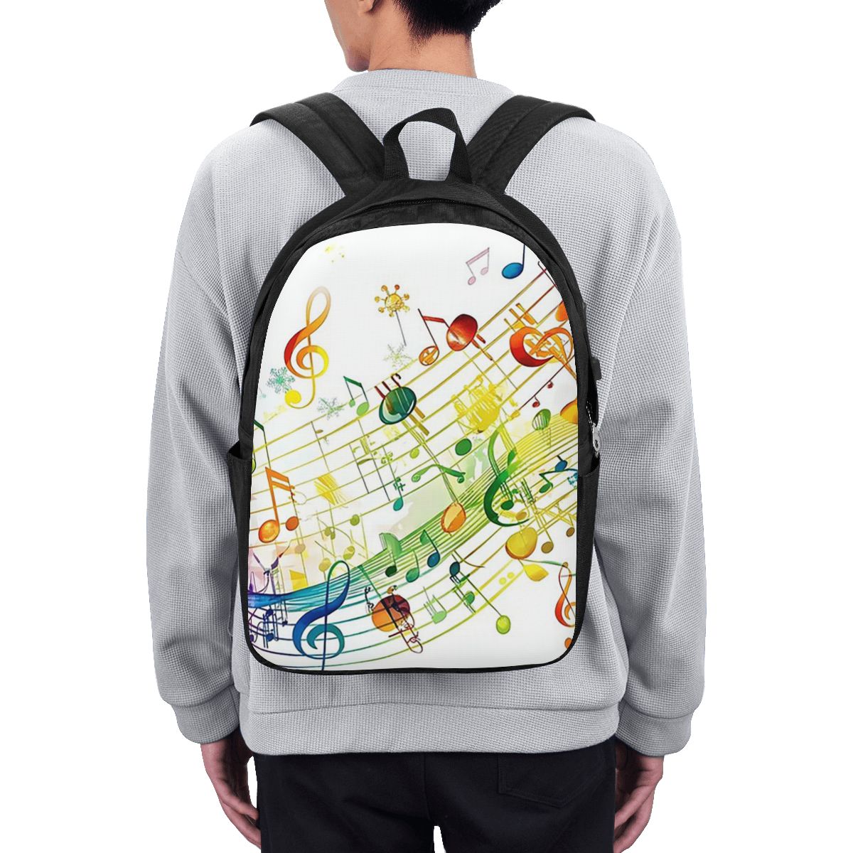 Mochila con diseño de teclas d - Music reseña y precio