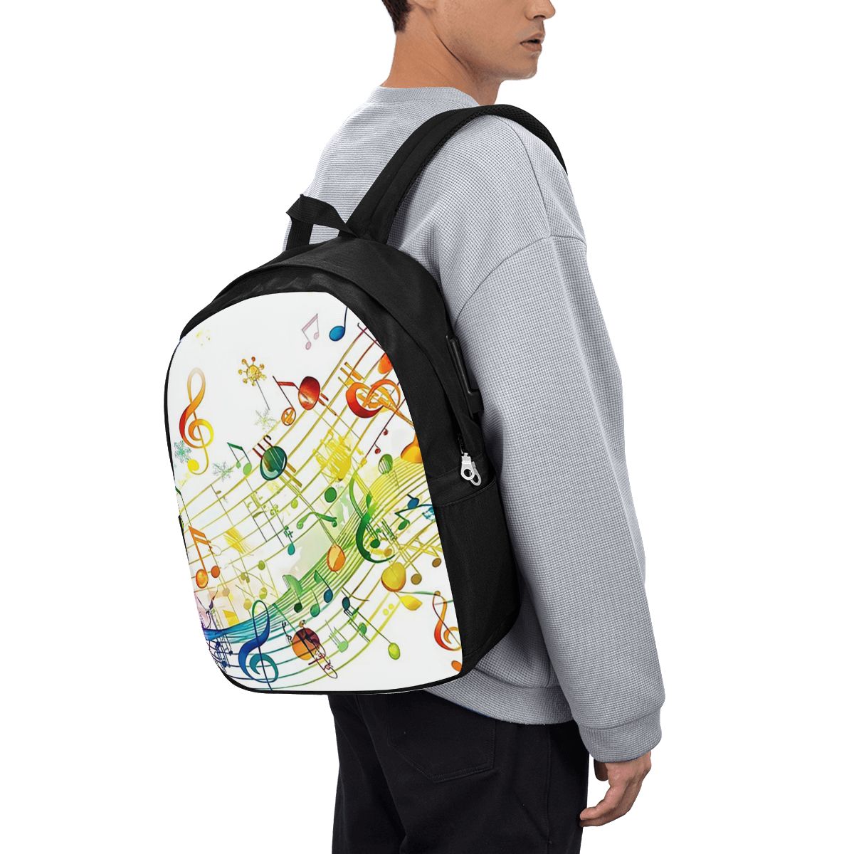 Mochila con diseño de teclas d - Music reseña y precio