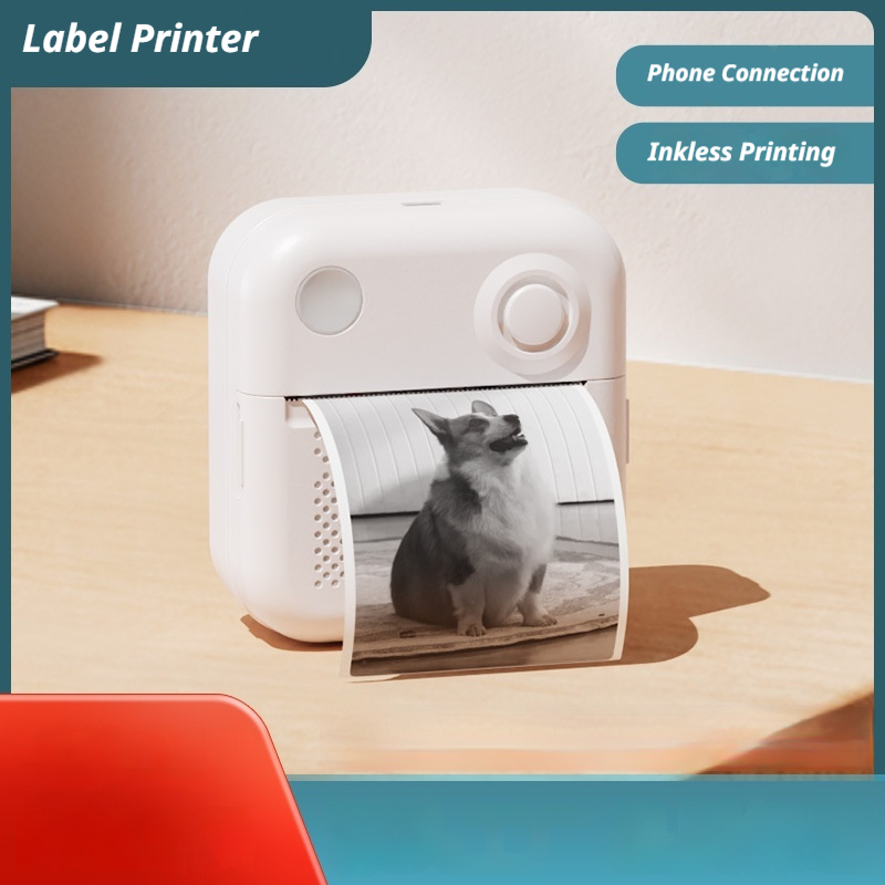 Mini impresora térmica Bluetoo - Mini Pocket Thermal Printer Paper Roll reseña y precio