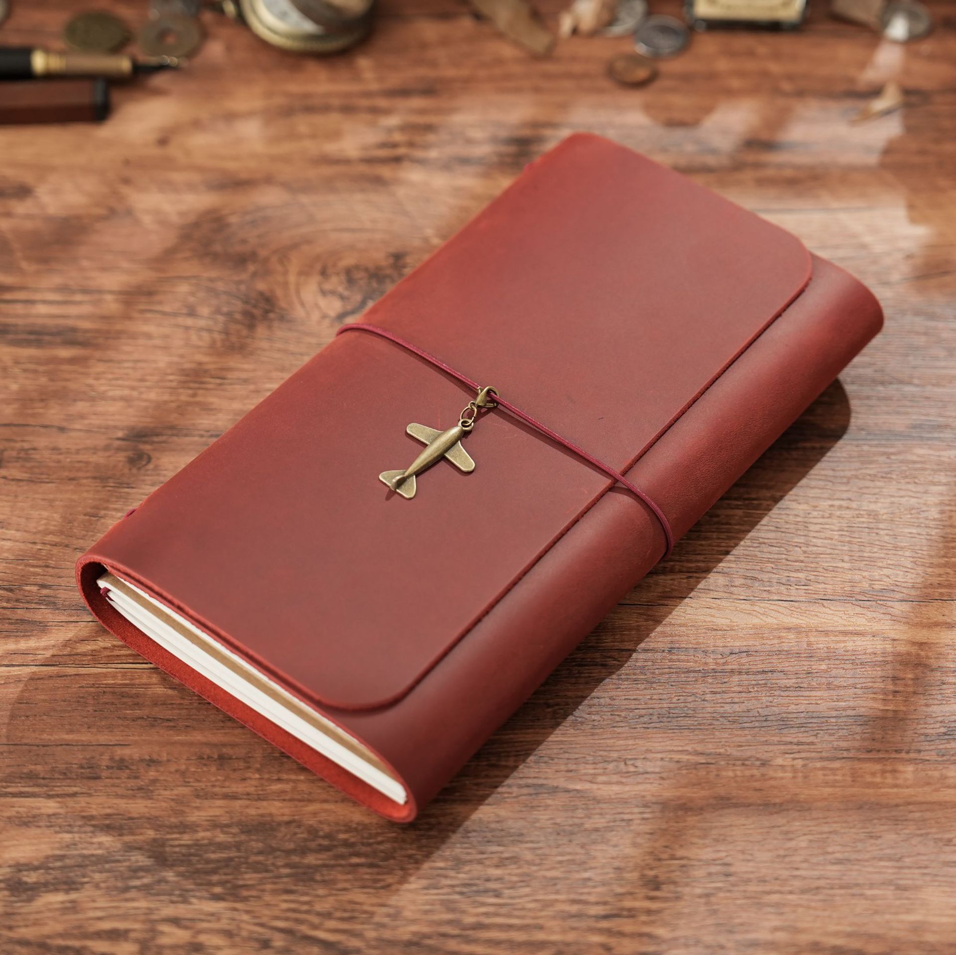 Nuevo Cuaderno de Viaje Triple - Vintage Leather Journal Notebook reseña y precio