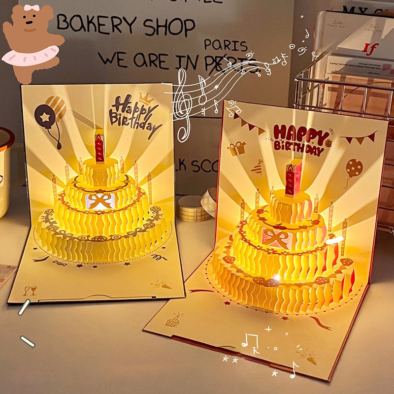Tarjeta de cumpleaños con luz  - Blank Sheet Music Notebook reseña y precio