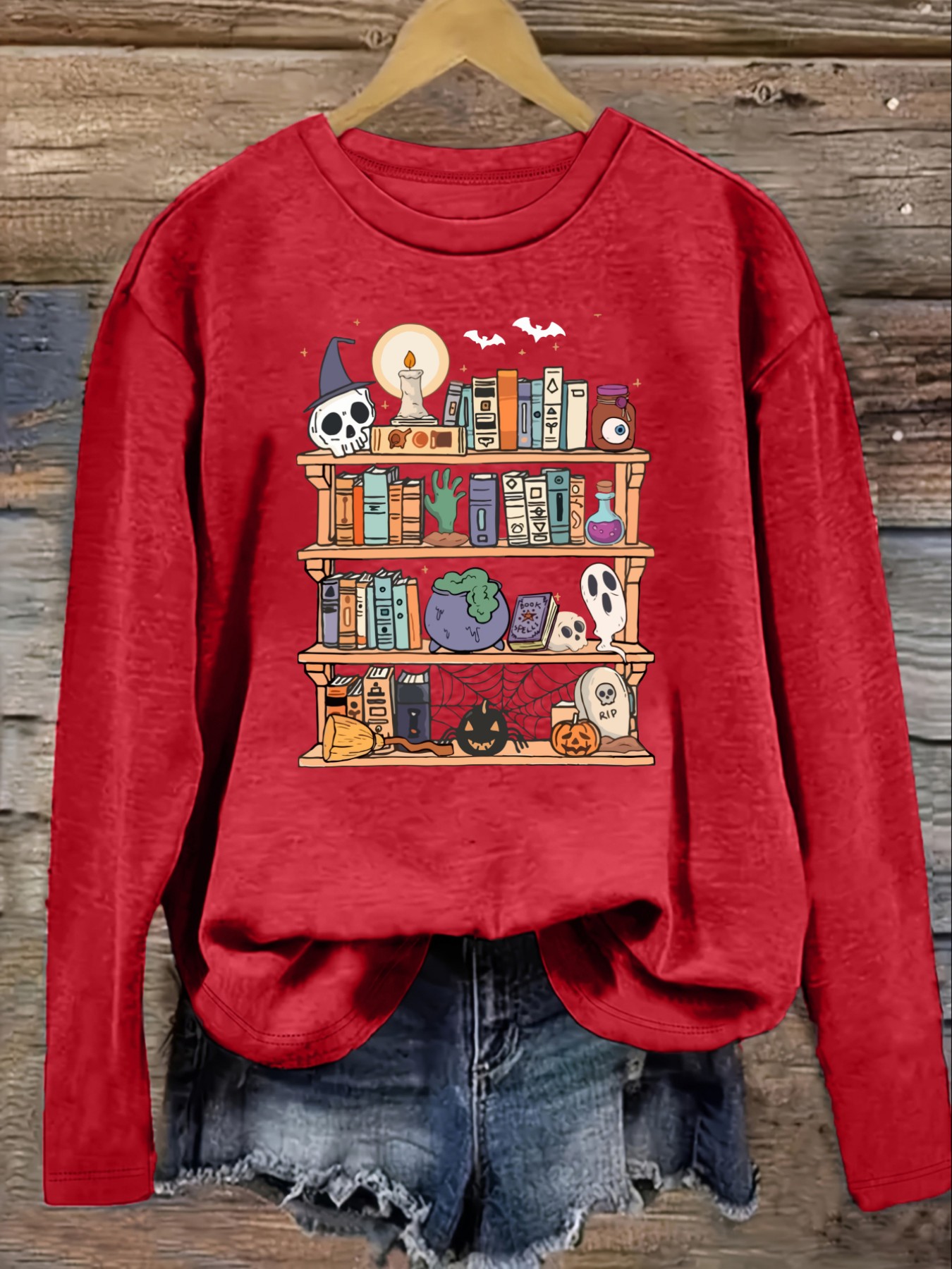 Camiseta Casual de Manga Larga - Books reseña y precio