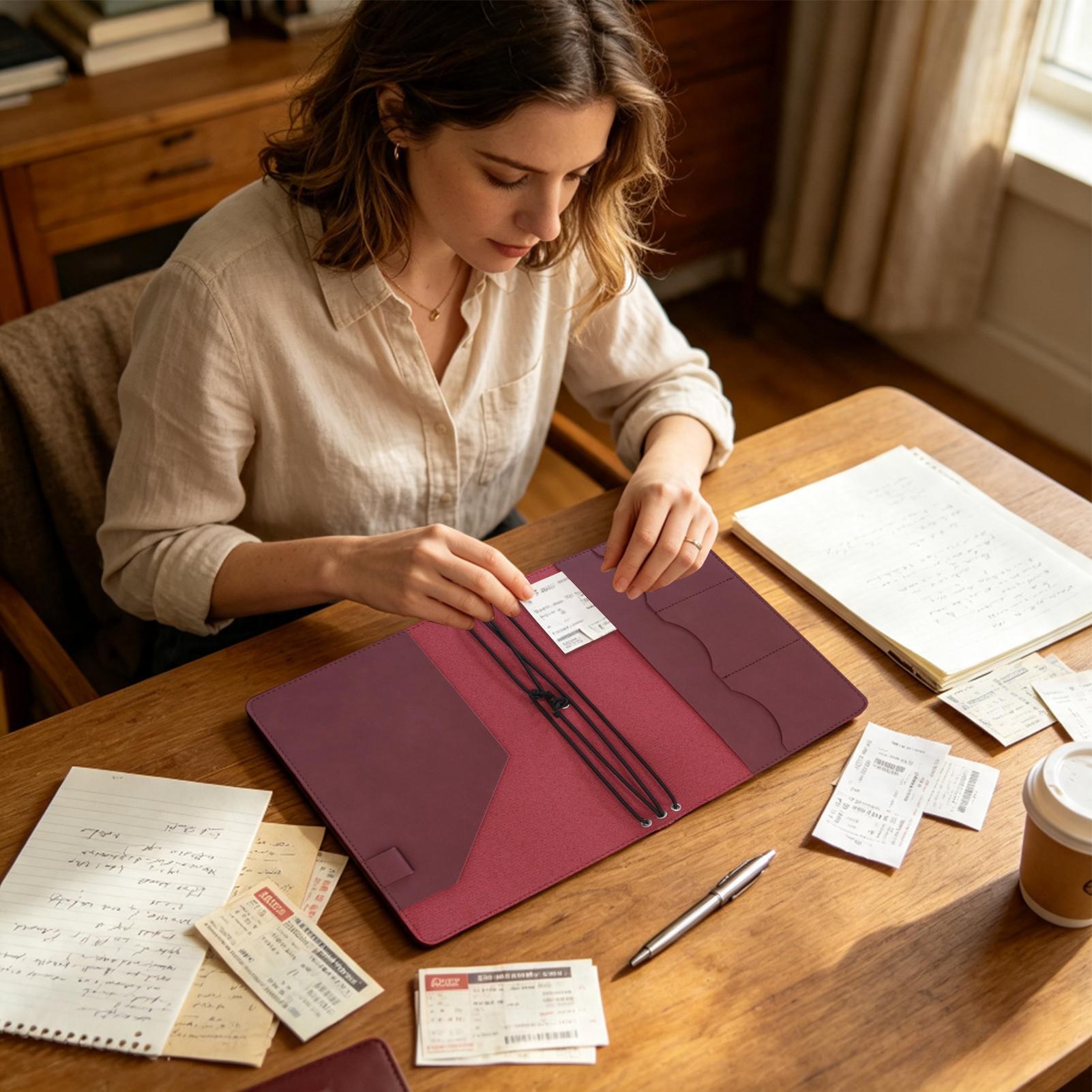 Funda para Cuaderno A5, Funda  - Vintage Leather Journal Notebook reseña y precio