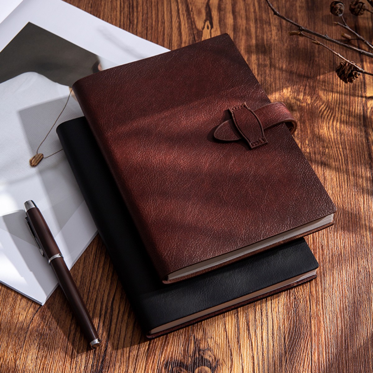 Nuevo Cuaderno A5 2026, Fabric - Vintage Leather Journal Notebook reseña y precio