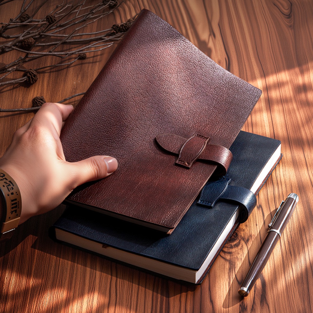 Nuevo Cuaderno A5 2026, Fabric - Vintage Leather Journal Notebook reseña y precio