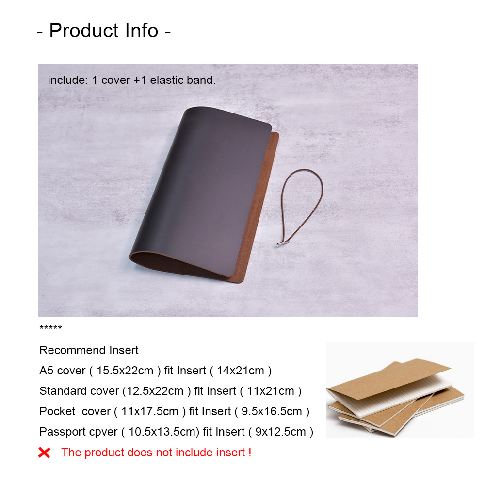 Funda para cuaderno DIY de cue - Vintage Leather Journal Notebook reseña y precio