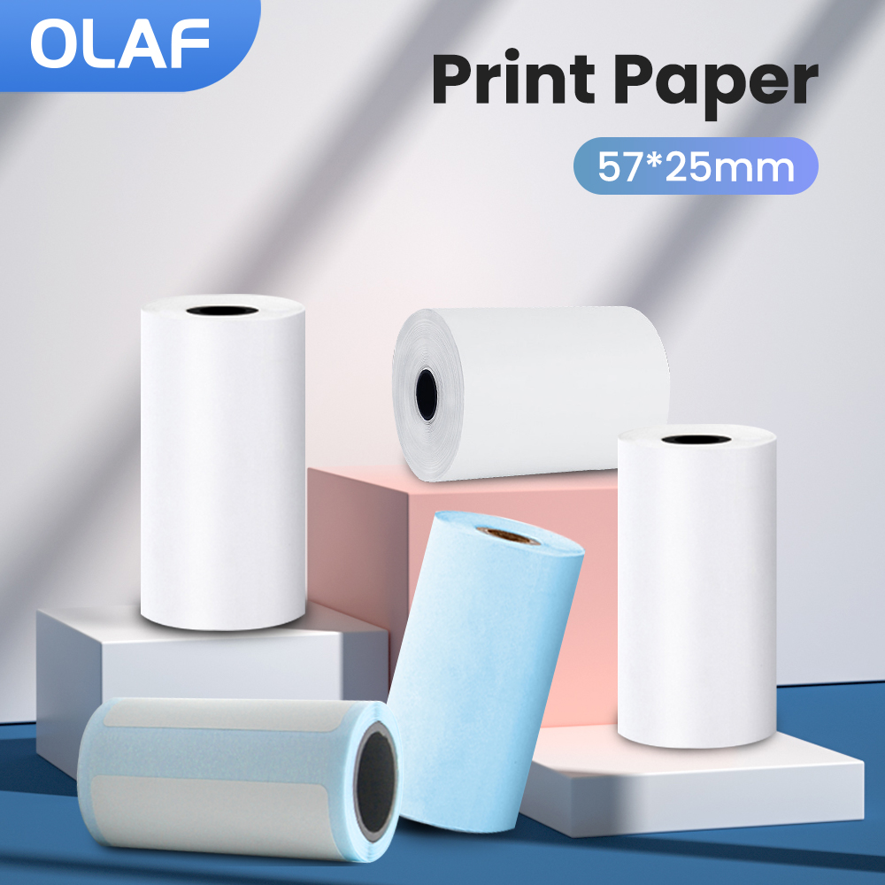 Rollos de papel térmico de 57M - Mini Pocket Thermal Printer Paper Roll reseña y precio
