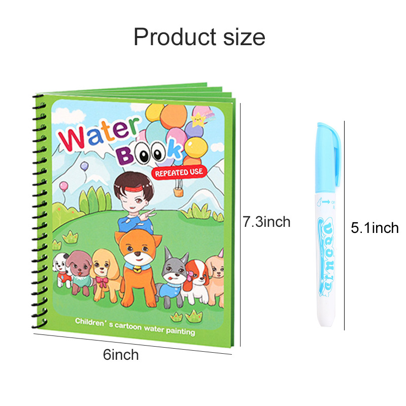 Libro Mágico de Agua con Bolíg - Reusable Water Magic Coloring Book reseña y precio
