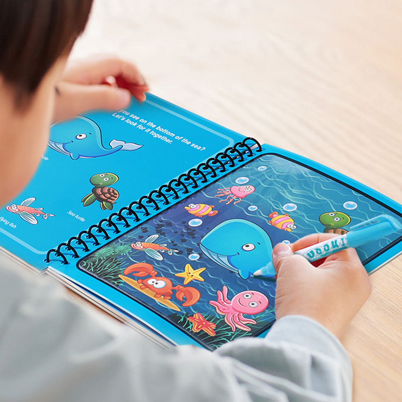 Libro Mágico de Agua con Bolíg - Reusable Water Magic Coloring Book reseña y precio