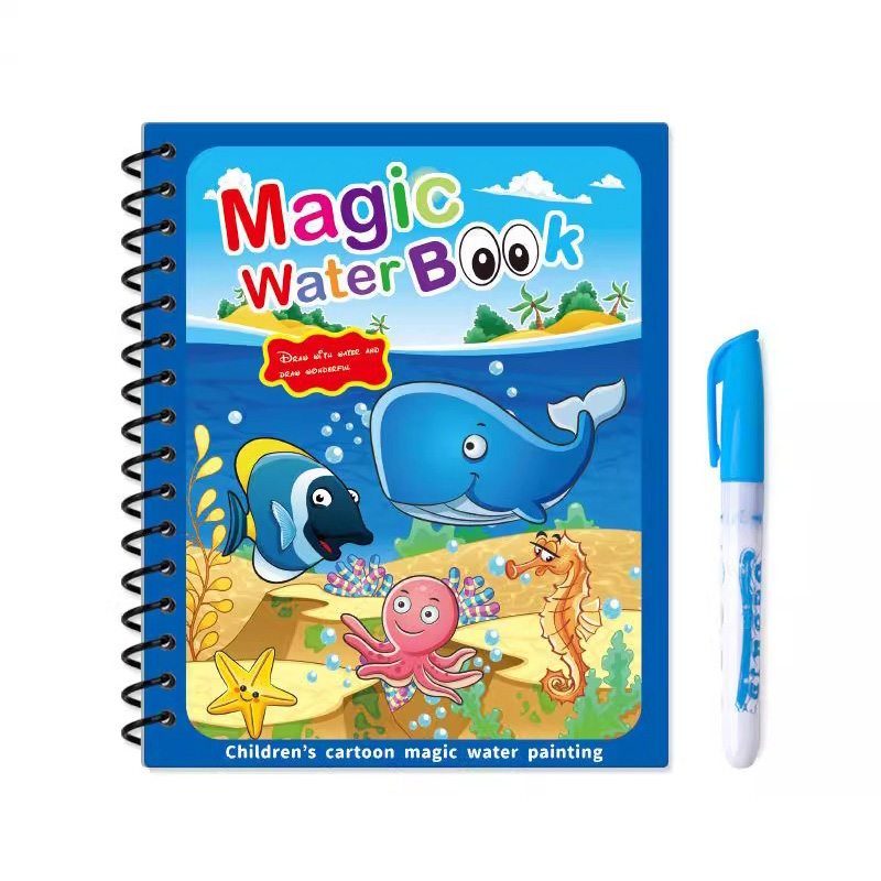 Libro Mágico de Agua con Bolíg - Reusable Water Magic Coloring Book reseña y precio