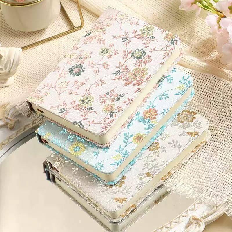 Cuaderno A6 con Brocado Floral - Vintage Leather Journal Notebook reseña y precio