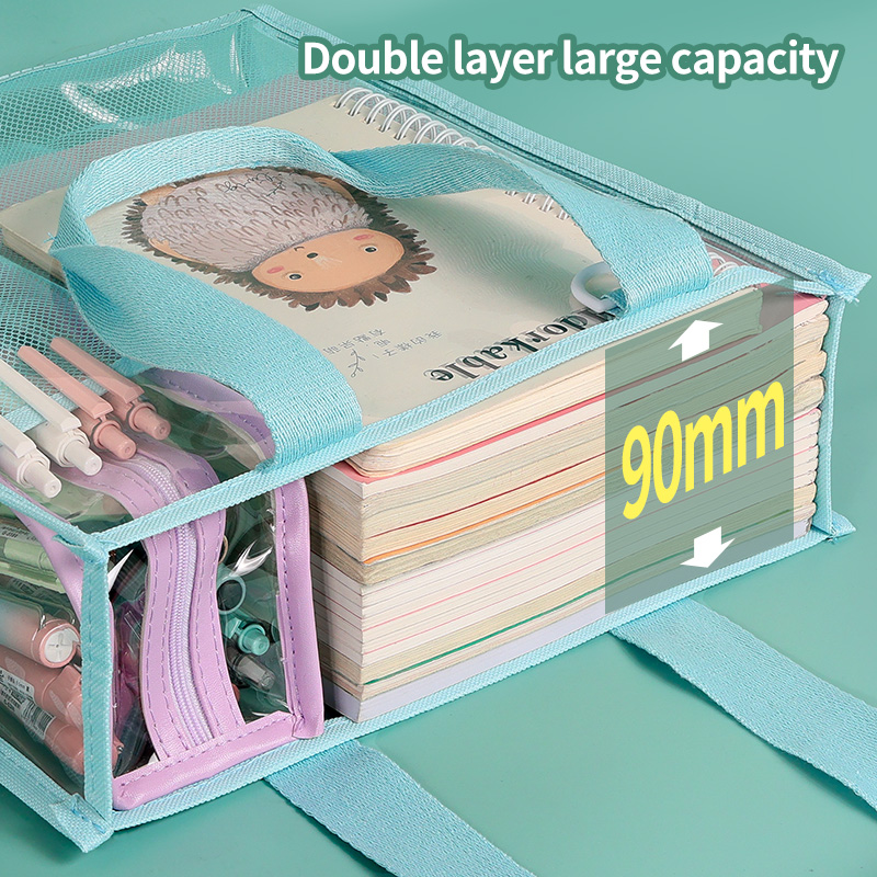 HUAJIE Bolsa de archivo transp - Stationery Books reseña y precio