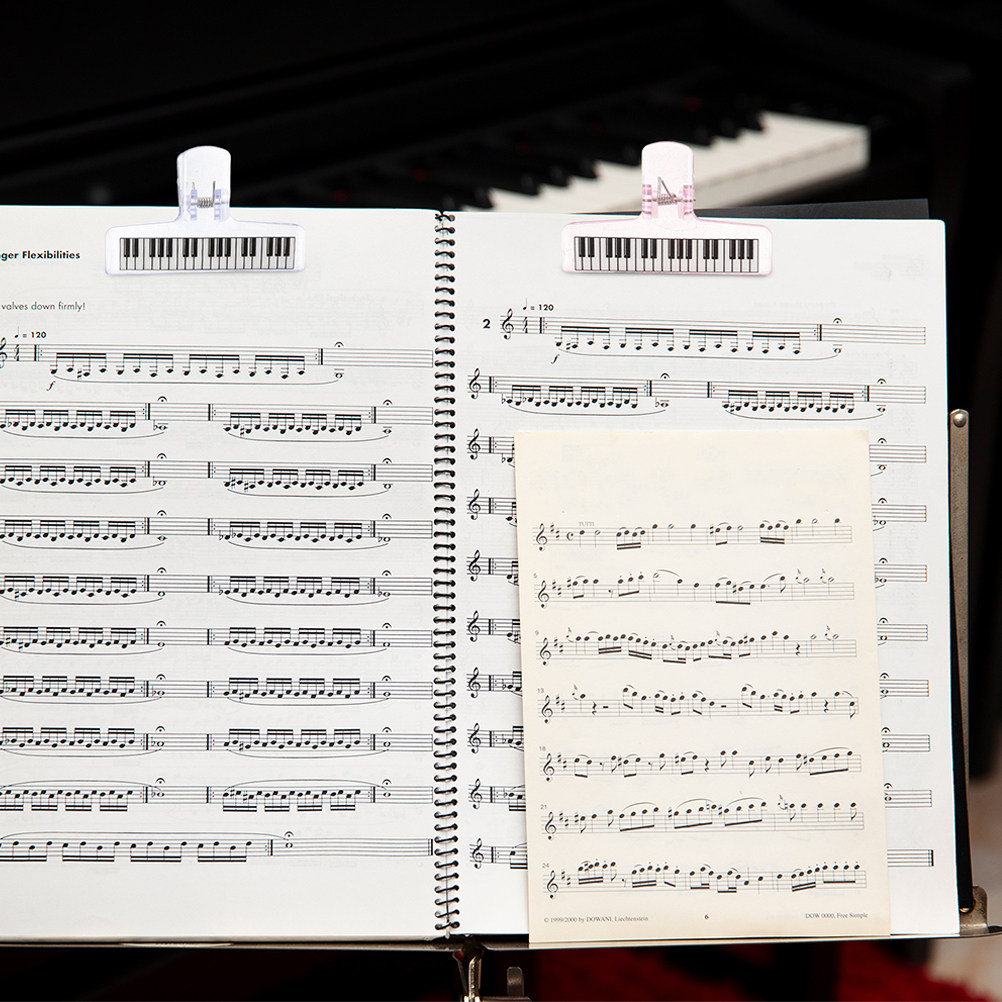 6 Pinzas para Atril de Música, - Clear Acrylic Book Stand Holder reseña y precio