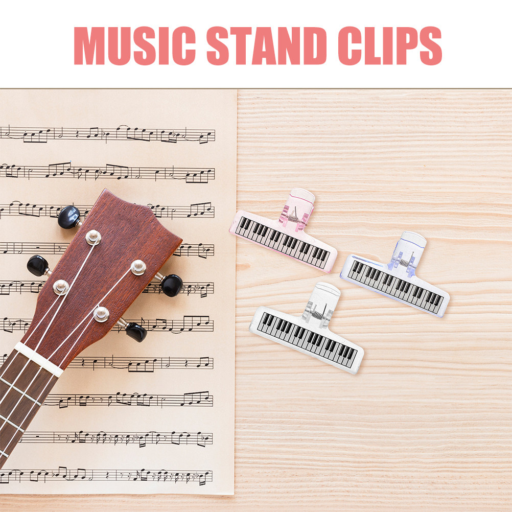 6 Pinzas para Atril de Música, - Clear Acrylic Book Stand Holder reseña y precio