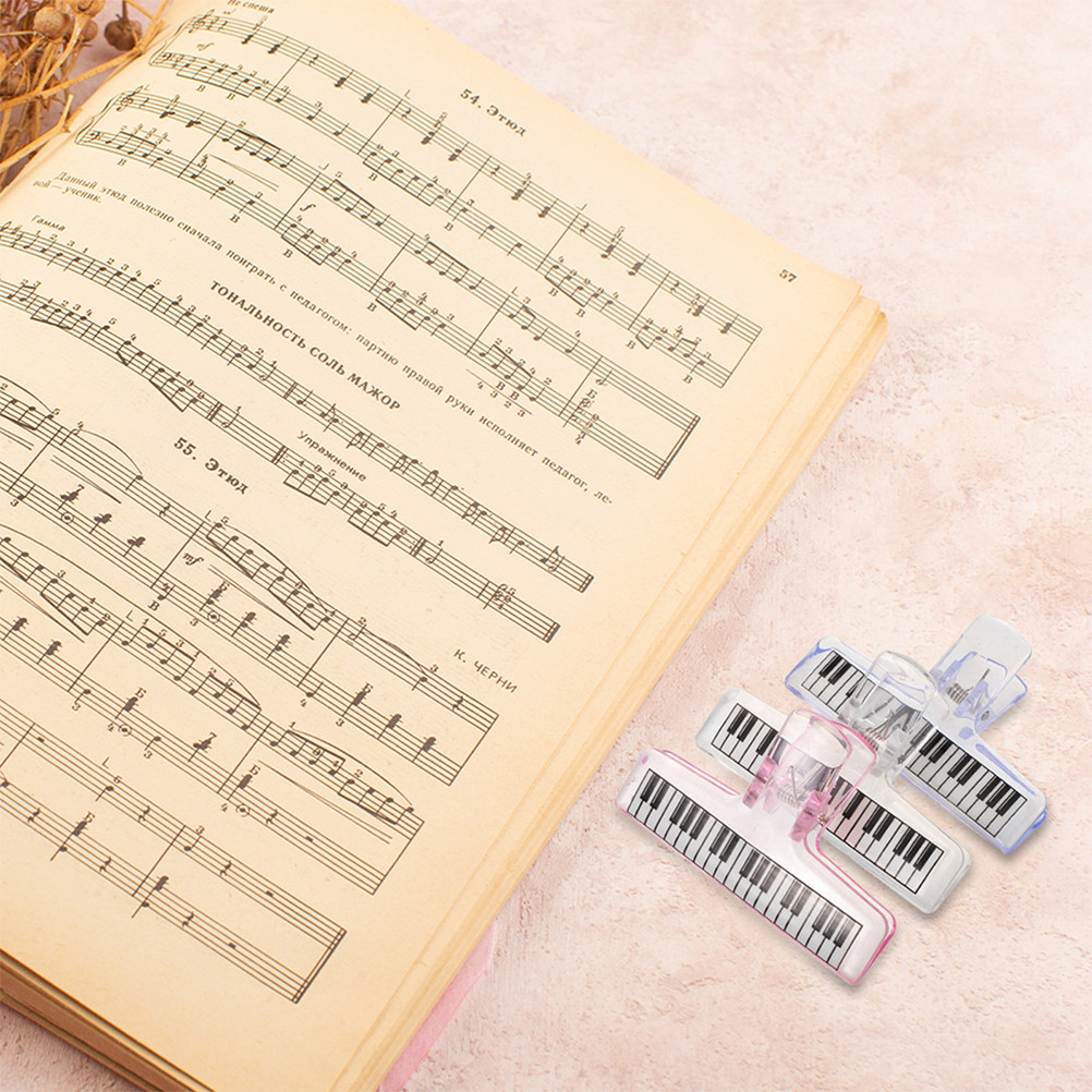6 Pinzas para Atril de Música, - Clear Acrylic Book Stand Holder reseña y precio