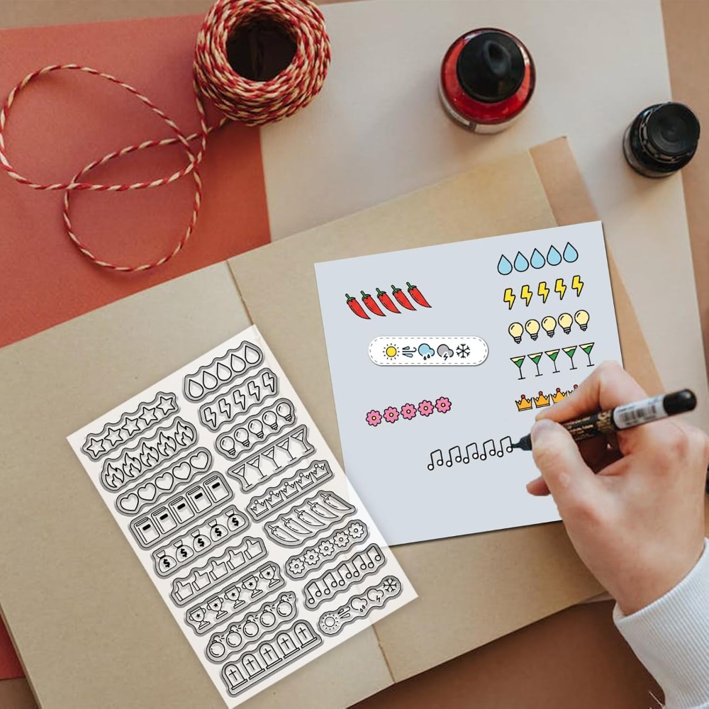 Sellos transparentes con estre - Blank Sheet Music Notebook reseña y precio