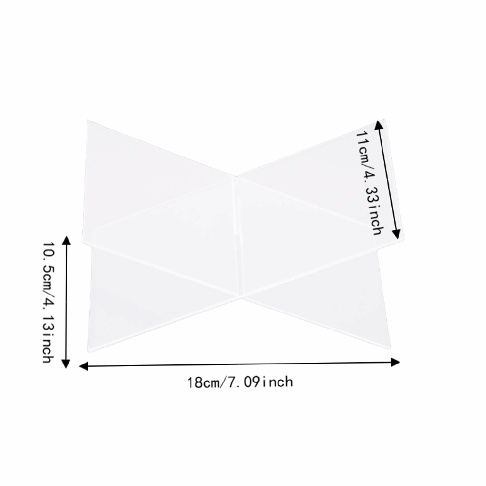 1 set de soporte para libros d - Clear Acrylic Book Stand Holder reseña y precio
