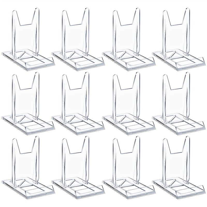 12 Soportes de Exhibición Ajus - Clear Acrylic Book Stand Holder reseña y precio