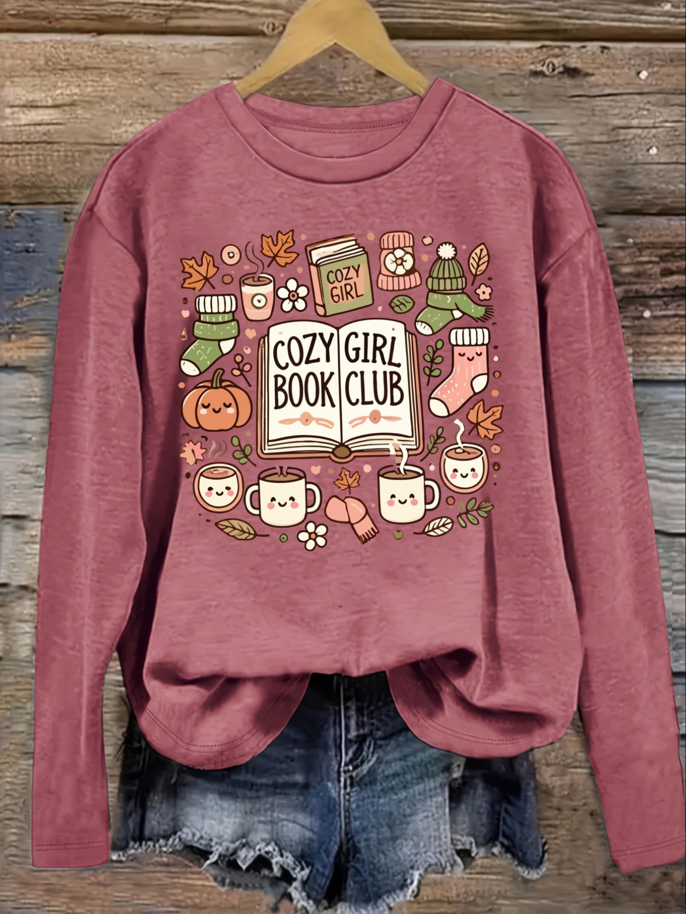 Camiseta Casual de Manga Larga - Books reseña y precio